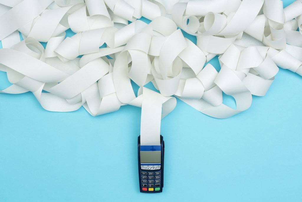 POS Payment with Long Receipt
